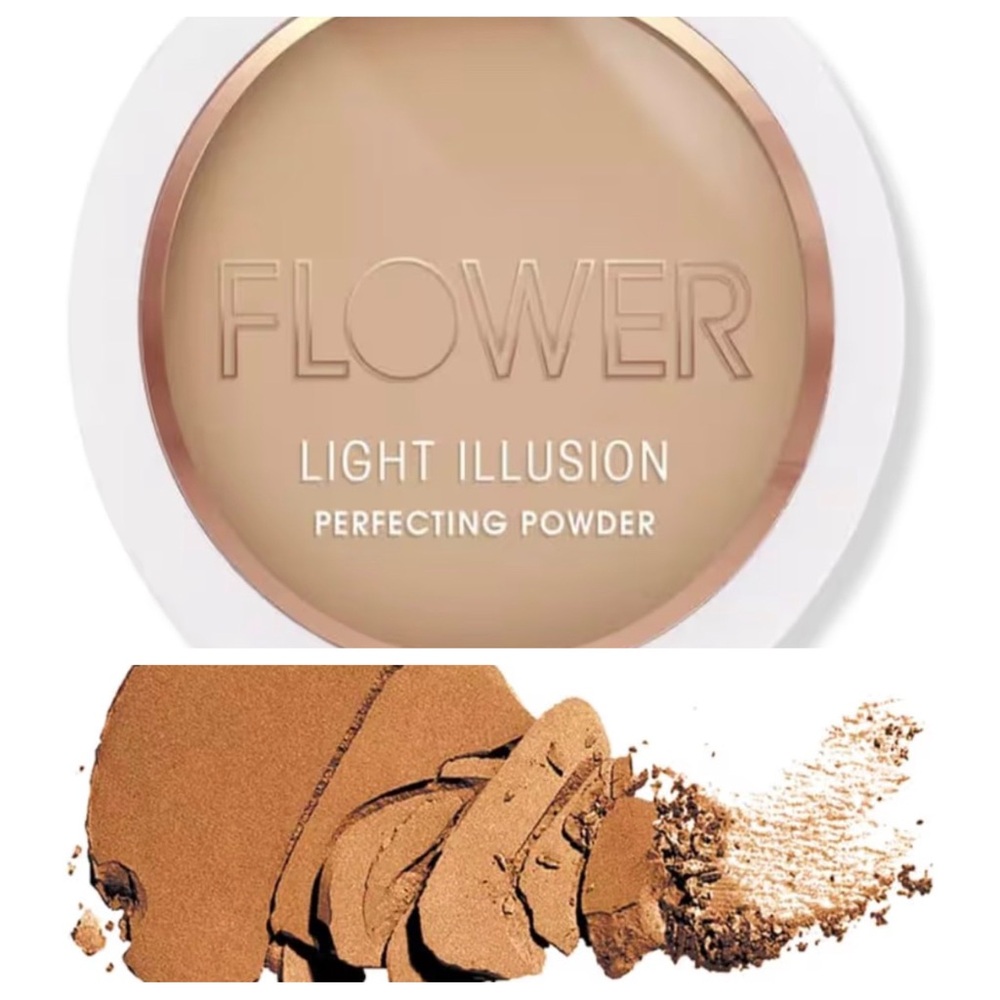 D1 Flower‎ Light Illusion Perfecting Powder - Caramel